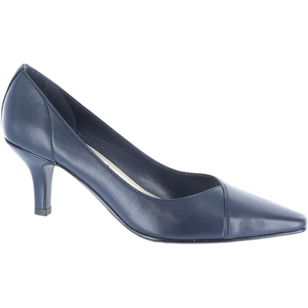 Easy Street Women's Chiffon Pump Blue Navy‎ Pointed Toe NEW Size 5 M